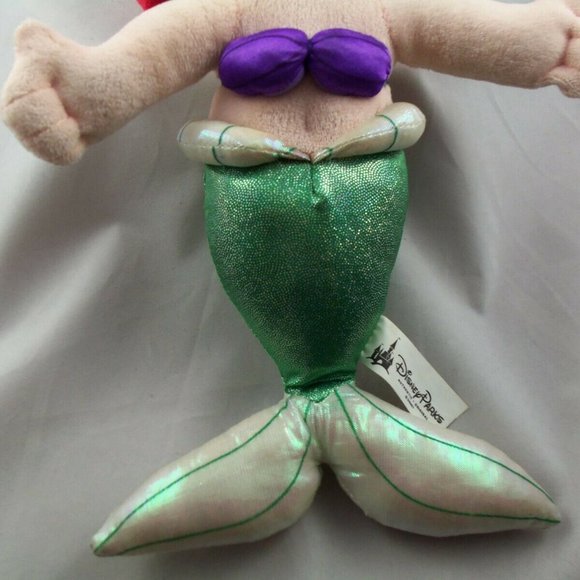 Ariel 13" Disney Parks Stuffed Plush Toy-NWOT - Picture 4 of 8